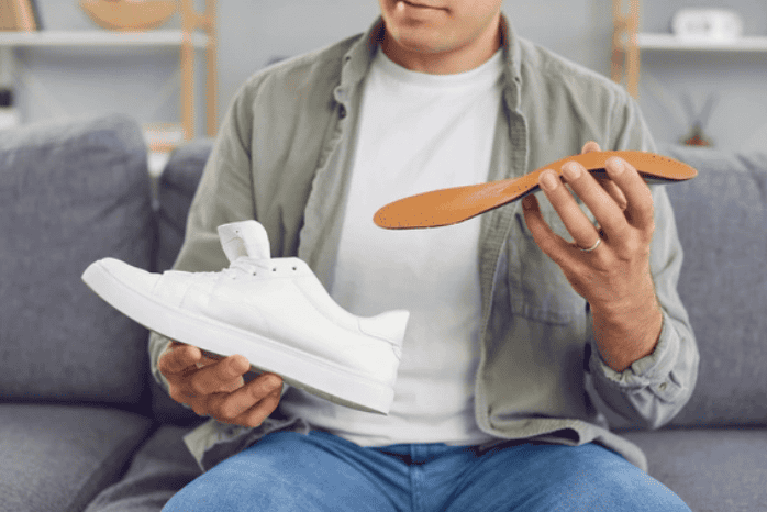man with orthotics in bridgewater nj